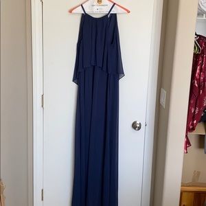 David’s Bridal Navy Gown